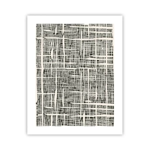 Plakat - Kompozycja utkana - 40x50 cm