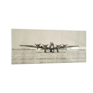 Obraz na szkle - Jak zawsze gotowy - 100x40 cm