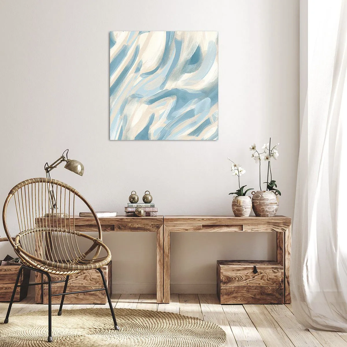 Obraz na płótnie - Wiosenne powiewy - 70x70 cm