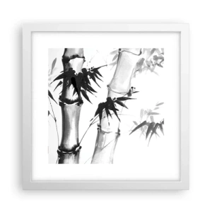 Plakat w białej ramie - Zbliżenie na orient - 30x30 cm