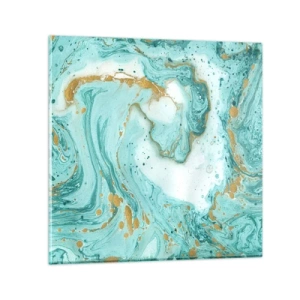 Obraz na szkle - Pod wielką falą z epoki Edo - 70x70 cm