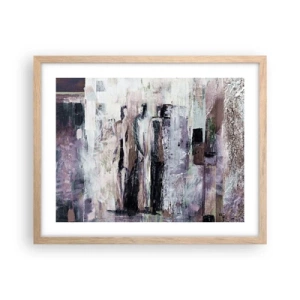 Plakat w ramie jasny dąb - Tajemnicza trójka - 50x40 cm