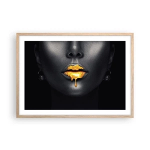 Plakat w ramie jasny dąb - Złotousta - 70x50 cm