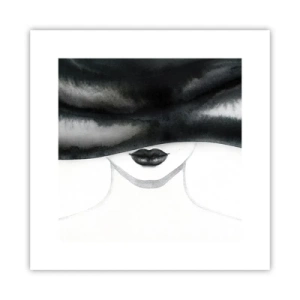 Plakat - Zmysłowa tajemnica - 30x30 cm