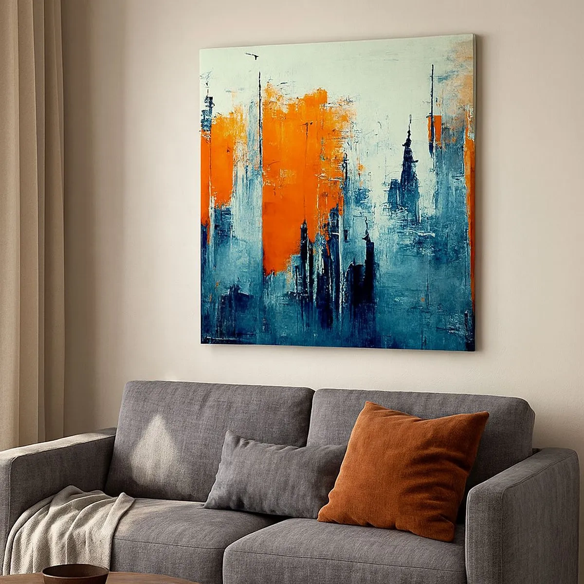 Obraz na płótnie - Pejzaż nowoczesny - 30x30 cm