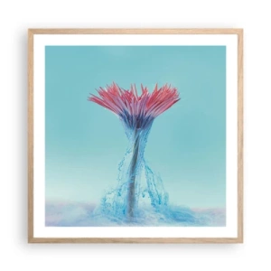 Plakat w ramie jasny dąb - W ożywczym objęciu - 60x60 cm