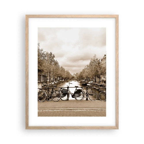 Plakat w ramie jasny dąb - Holenderskie klimaty - 40x50 cm