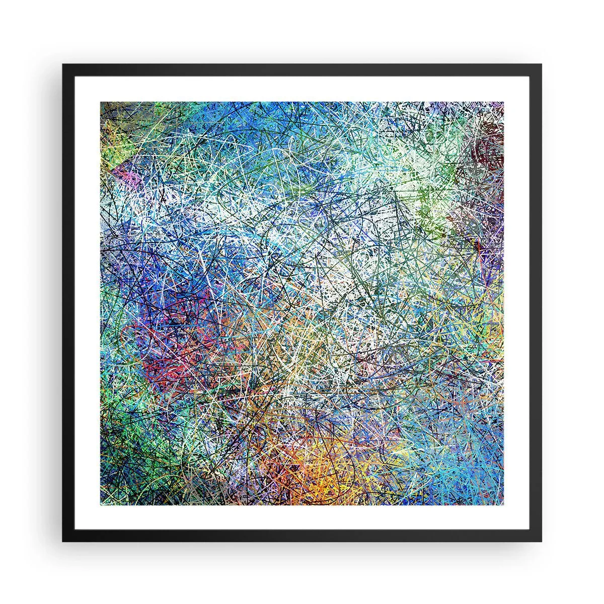 Plakat w czarnej ramie - To nie takie proste - 60x60 cm