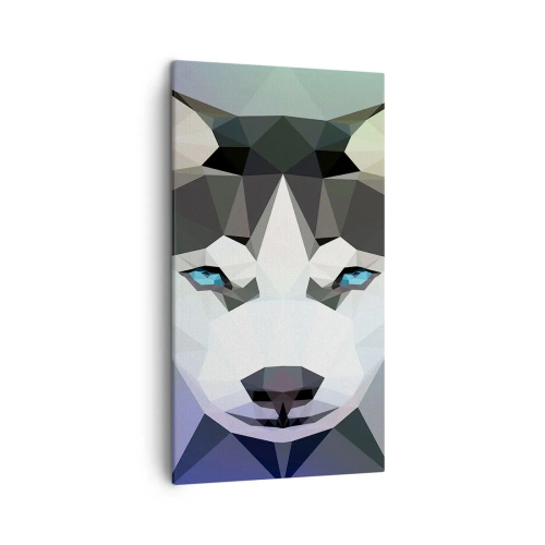 Obraz na płótnie - Wspomnienie śniegów północy - 45x80 cm