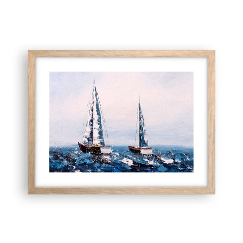 Plakat w ramie jasny dąb - Braterstwo wiatru - 40x30 cm