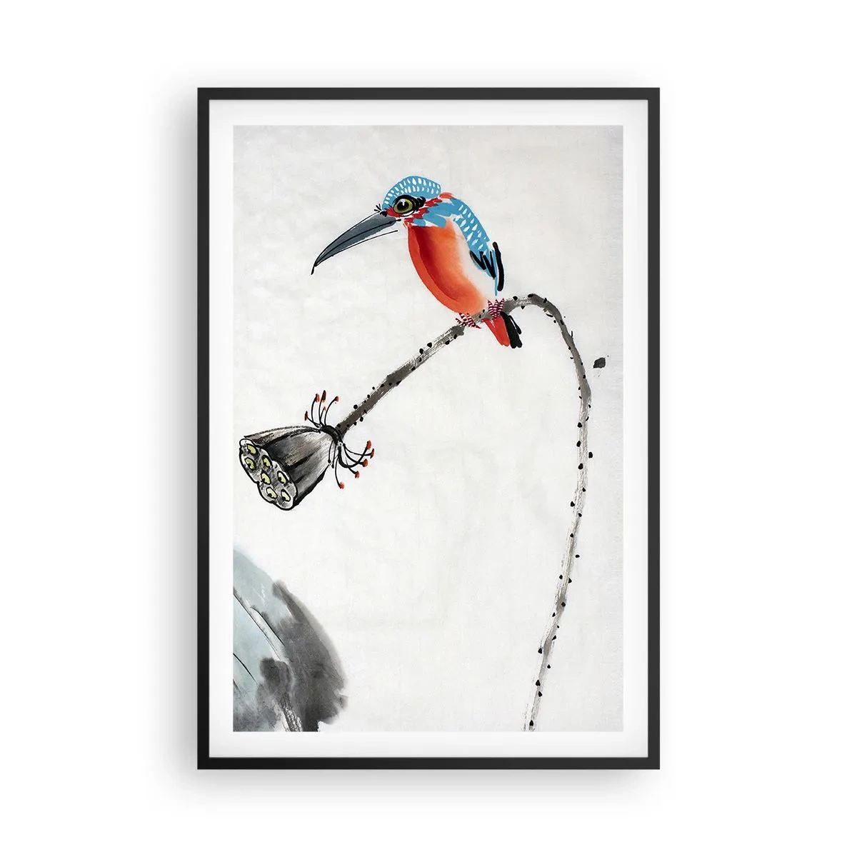 Plakat w czarnej ramie - Życie łąki - 61x91 cm