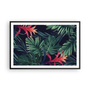 Plakat w czarnej ramie - Zapłonąć w zieleni - 91x61 cm