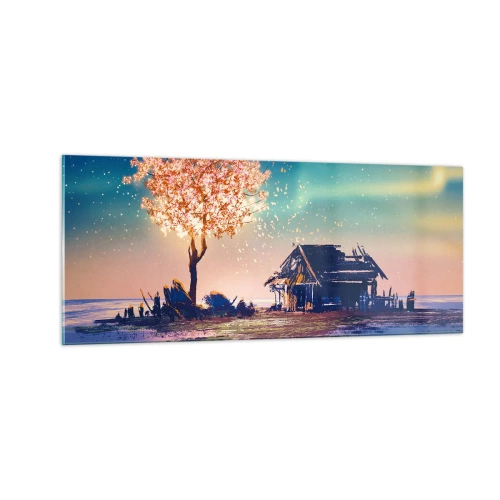 Obraz na szkle - Natura nie przemija - 100x40 cm