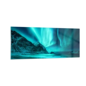 Obraz na szkle - Cuda północy - 100x40 cm