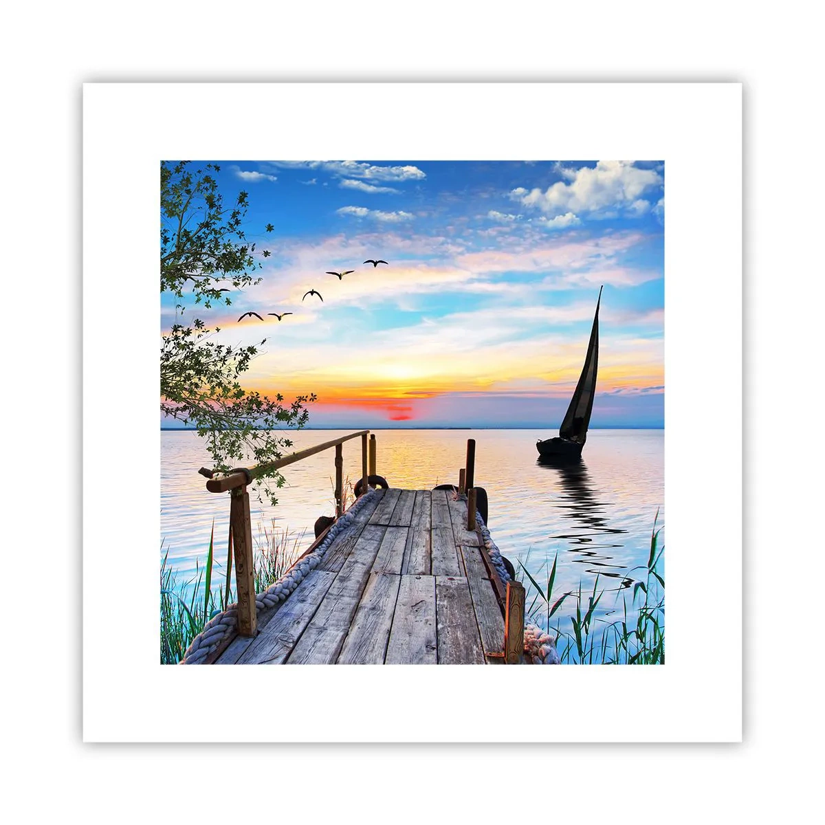 Plakat - Dobry wieczór - 30x30 cm