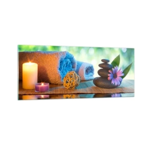 Obraz na szkle - Czas dla ciała - 100x40 cm