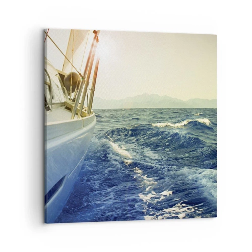 Obraz na płótnie - Po przygodę - 50x50 cm