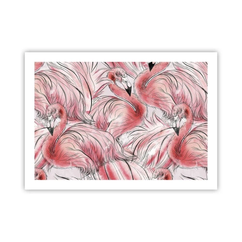 Plakat - Ptasi corps de ballet - 70x50 cm