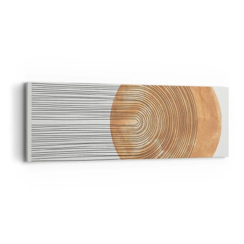 Obraz na płótnie - Kompozycja słoneczna - 90x30 cm