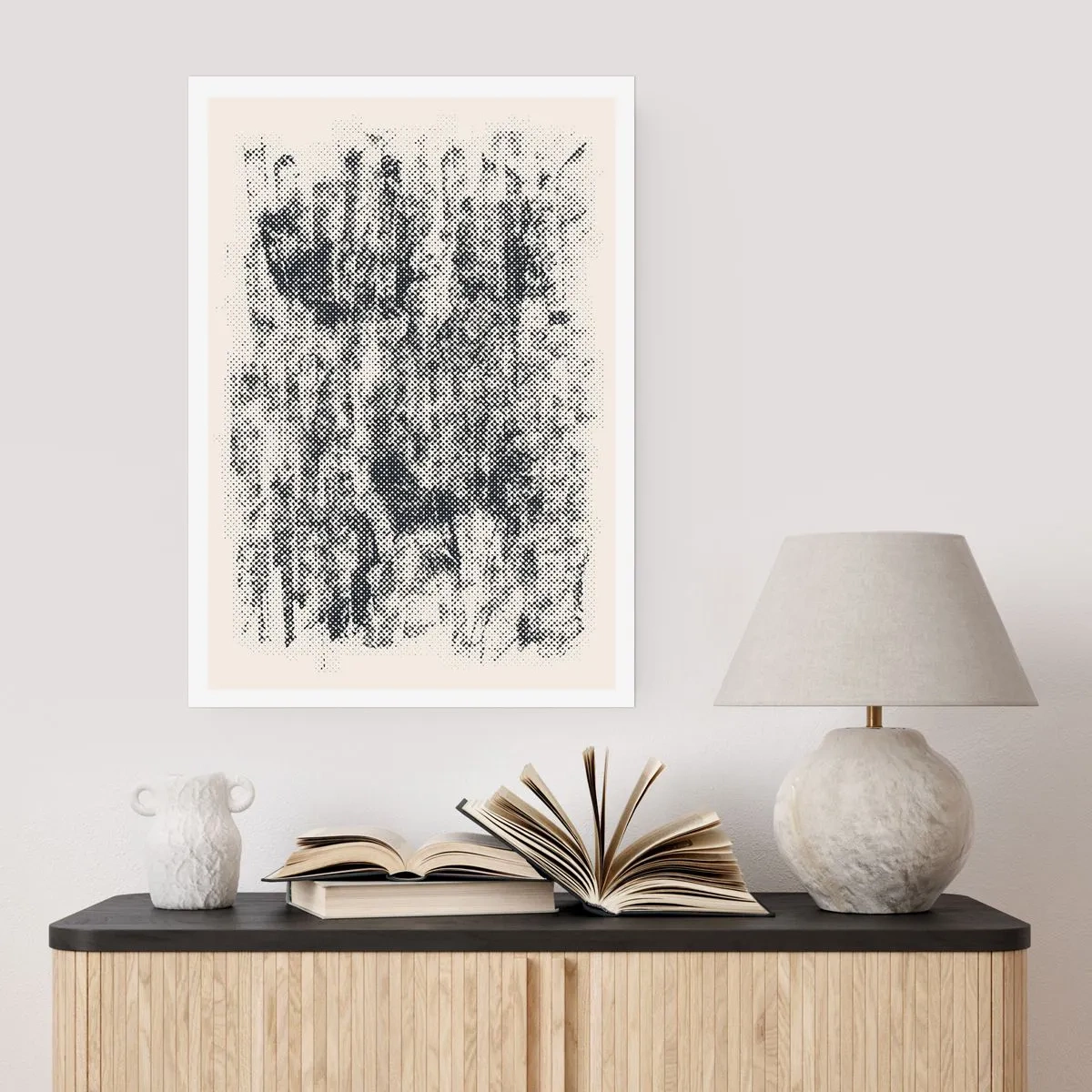 Plakat - Mglista kompozycja - 61x91 cm