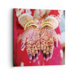 Obraz na płótnie - Gotowa złapać szczęście - 40x40 cm