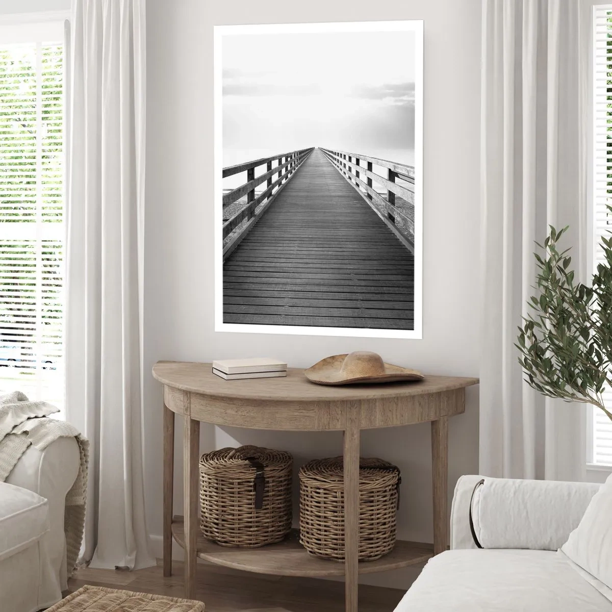 Plakat - W siną dal… - 70x100 cm