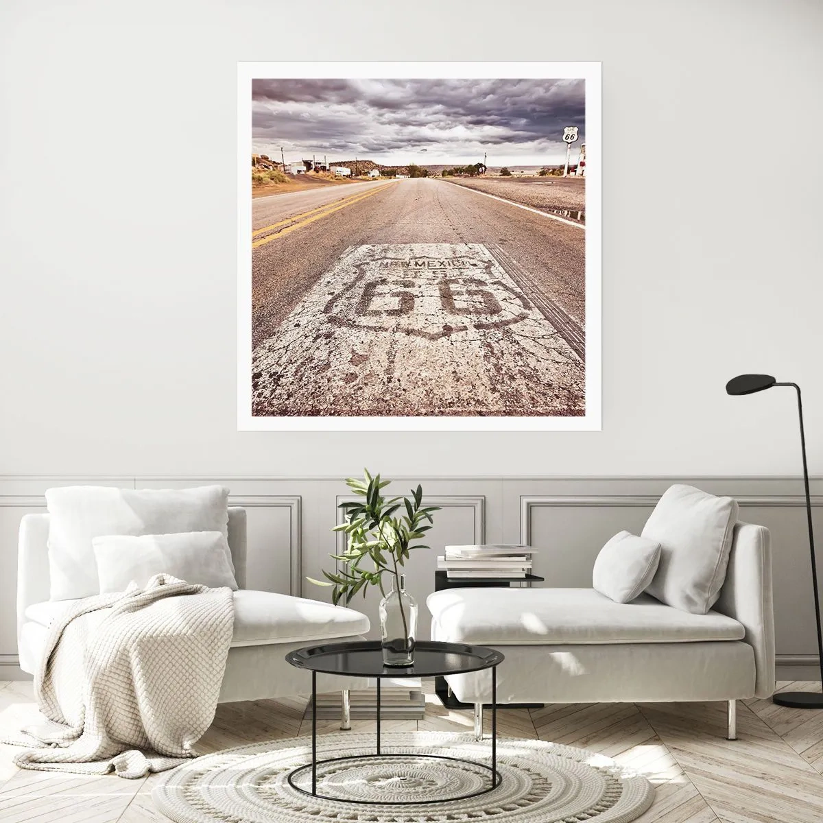Plakat - Mother Road - amerykańska legenda - 50x50 cm