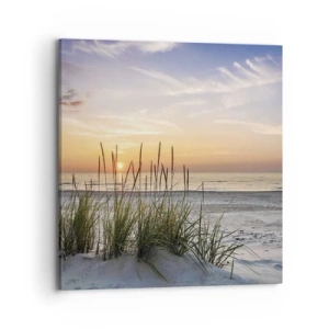 Obraz na płótnie - Popatrz, pomyśl, poczuj - 70x70 cm