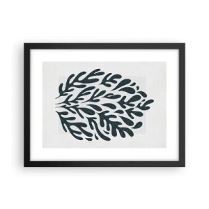 Plakat w czarnej ramie - Kształty natury - 40x30 cm