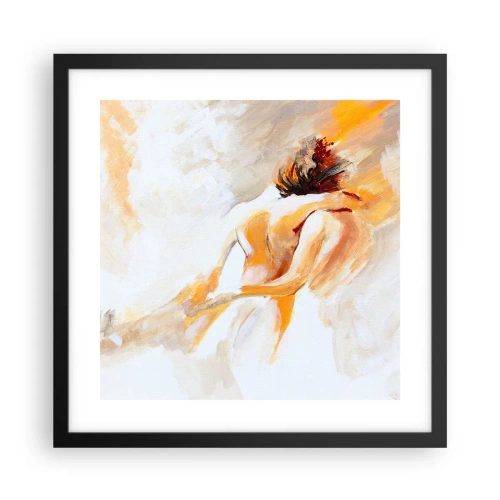 Plakat w czarnej ramie - W niebie bliskości - 40x40 cm