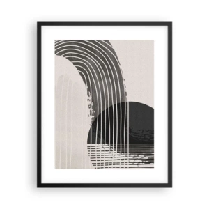 Plakat w czarnej ramie - Tam i z powrotem - 40x50 cm