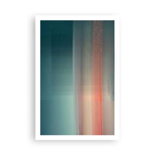 Plakat - Abstrakcja: fale światła - 61x91 cm