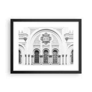 Plakat w czarnej ramie - Na pograniczu kultur - 40x30 cm