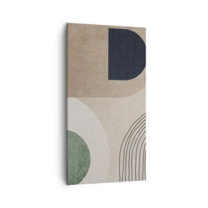 Obraz na płótnie - Łagodność owalu - 55x100 cm