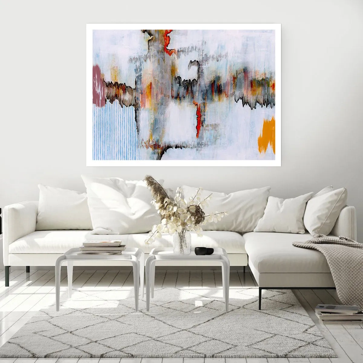Plakat - Patykiem na wodzie - 91x61 cm
