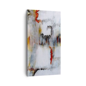 Obraz na płótnie - Patykiem na wodzie - 45x80 cm