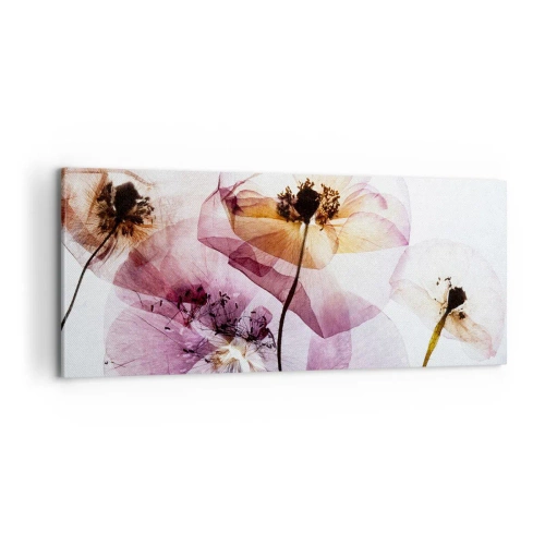 Obraz na płótnie - Kwiatów ciała przezrocze - 100x40 cm