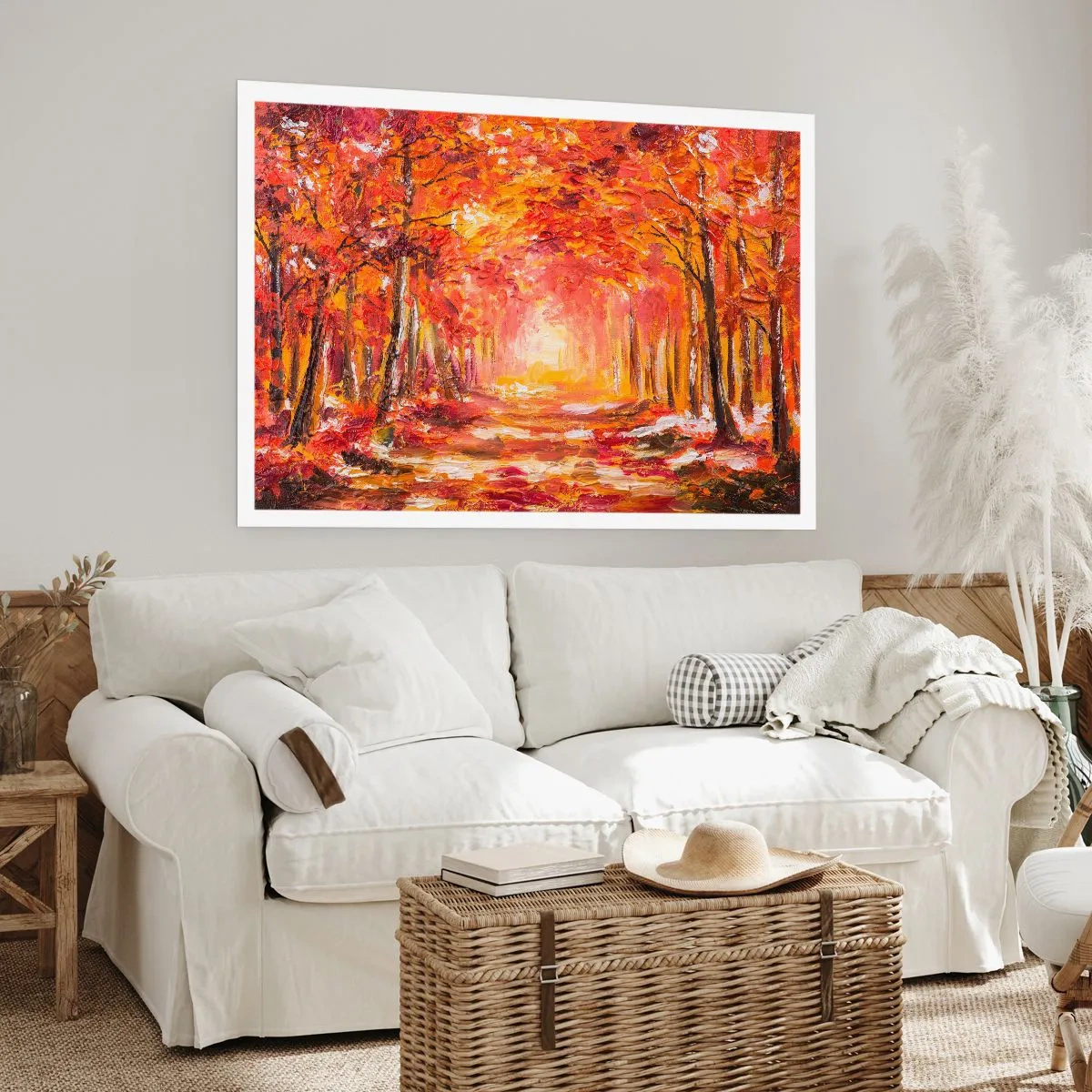 Plakat - Miedziany las - 40x30 cm