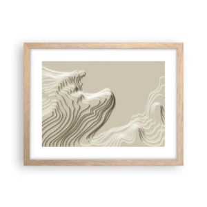 Plakat w ramie jasny dąb - Topografia sztuki - 40x30 cm