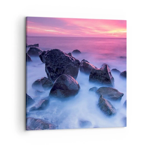 Obraz na płótnie - Narodziny w blasku i mgle - 50x50 cm