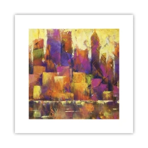 Plakat - Kompozycja metropolitalna - 30x30 cm