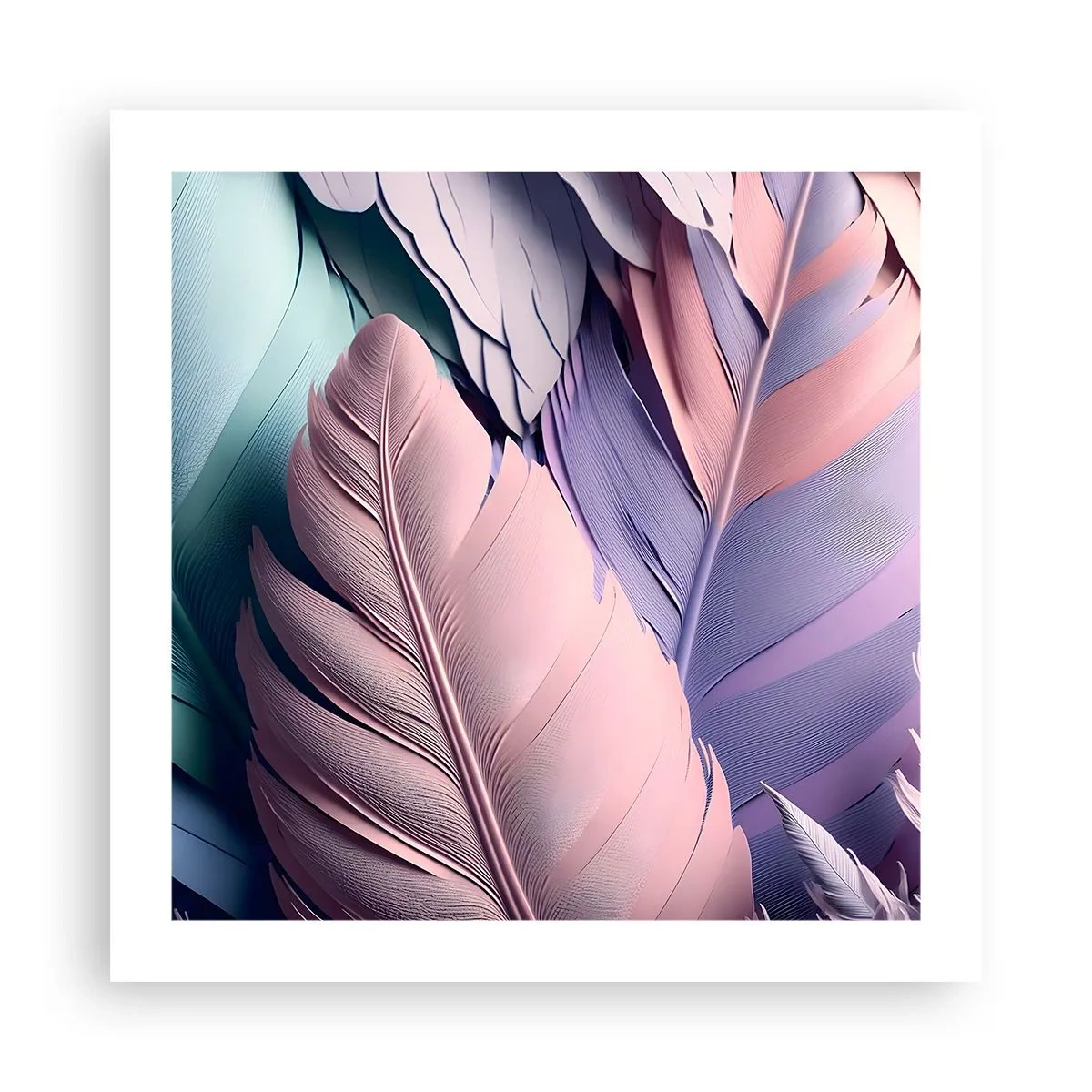 Plakat - Ptasi szyk - 50x50 cm