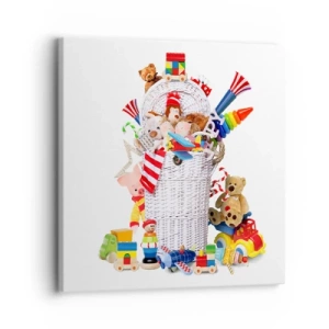 Obraz na płótnie - Skarby malucha - 30x30 cm