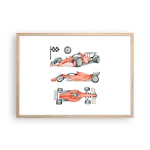 Plakat w ramie jasny dąb - Doścignąć marzenie - 70x50 cm