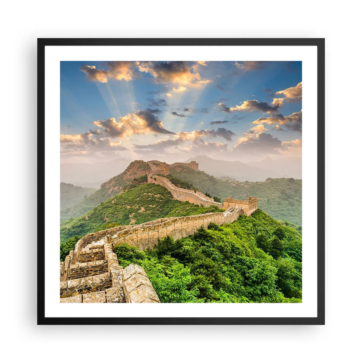 Plakat w czarnej ramie - Nieprzemijająca wielkość - 60x60 cm