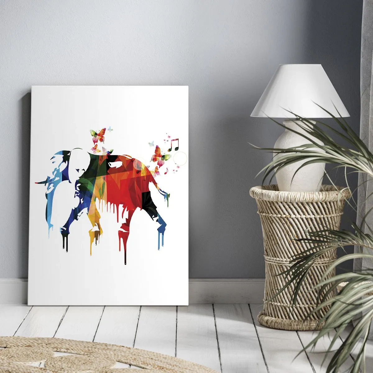 Obraz na płótnie - Tańczyć każdy może - 45x80 cm