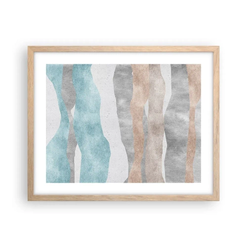 Plakat w ramie jasny dąb - Studium bliskości - 50x40 cm