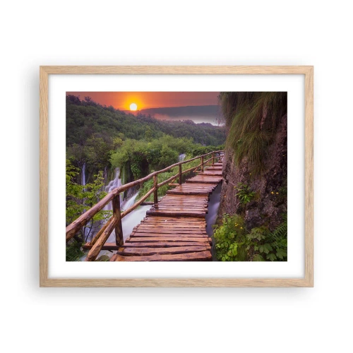 Plakat w ramie jasny dąb - Piękno nie do uwierzenia - 50x40 cm