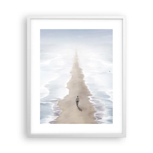 Plakat w białej ramie - Jasna przyszłość - 40x50 cm