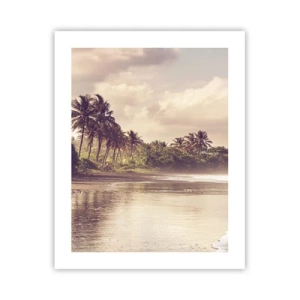 Plakat - Pieszczota fal - 40x50 cm